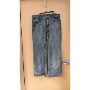Buffalo Jeans Men's Straight Leg Acid Wash Denim Size 38x32